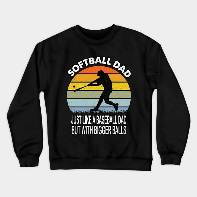 softball dad gift Crewneck Sweatshirt by othmane4